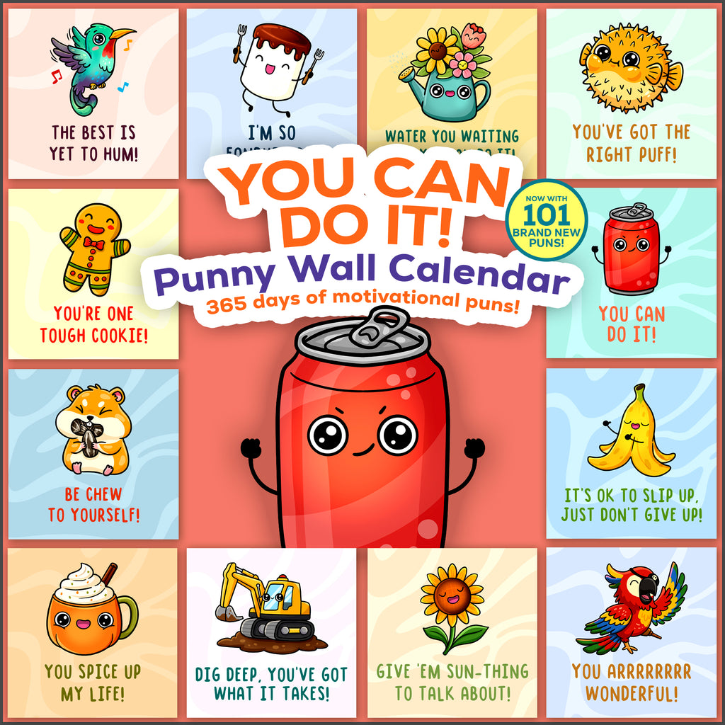 Punny Wall Calendar 2026-2027