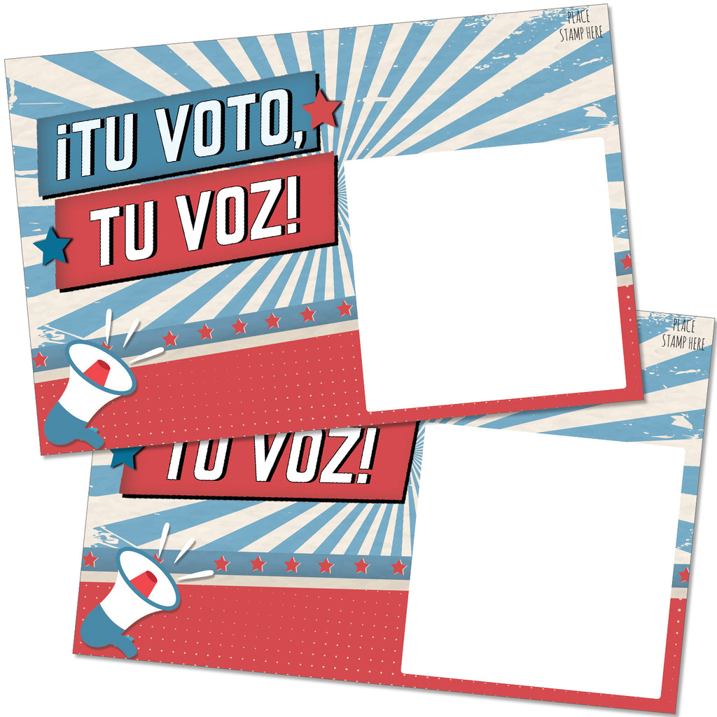 ¡Tu Voto Tu Voz! - Spanish Voter Postcards