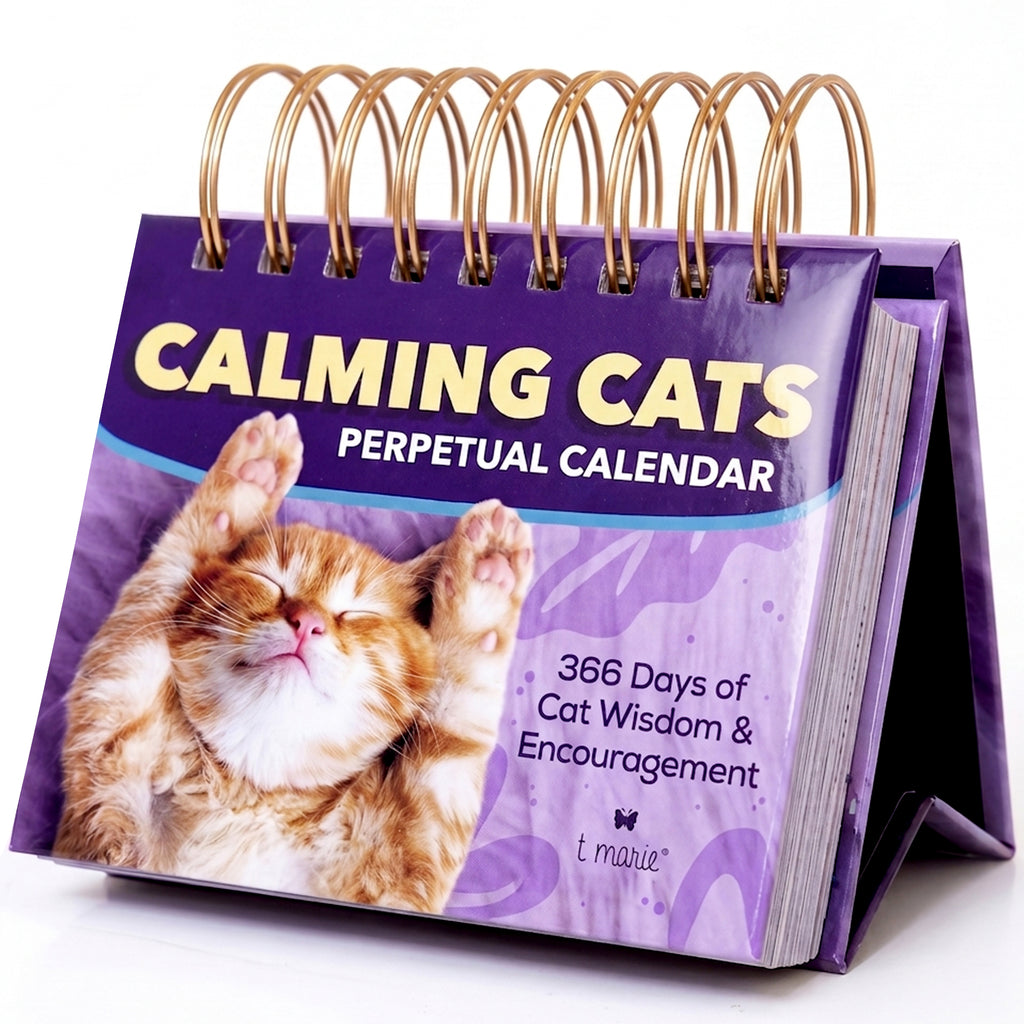 2026-2027 Cat Calendar - Perpetual Desk Calendar and Gift for Cat Lovers