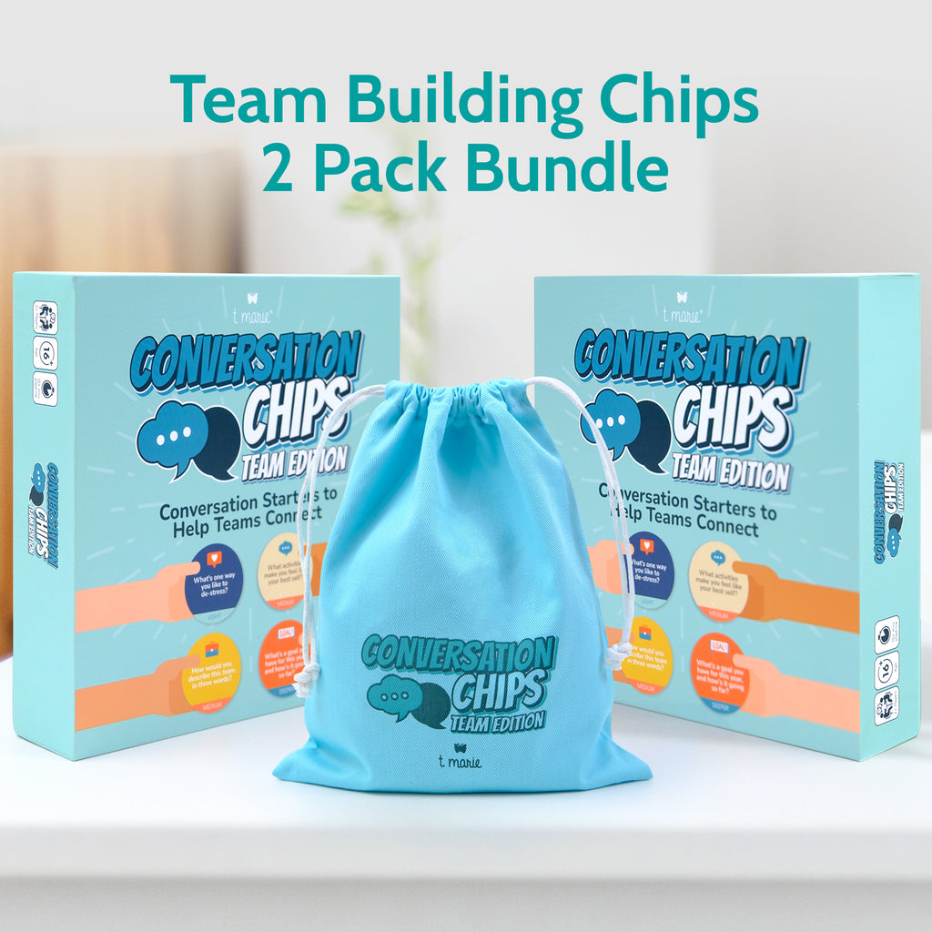 Conversation Chips Team Building Game 2 Pack Bundle - 200 prompts – T ...