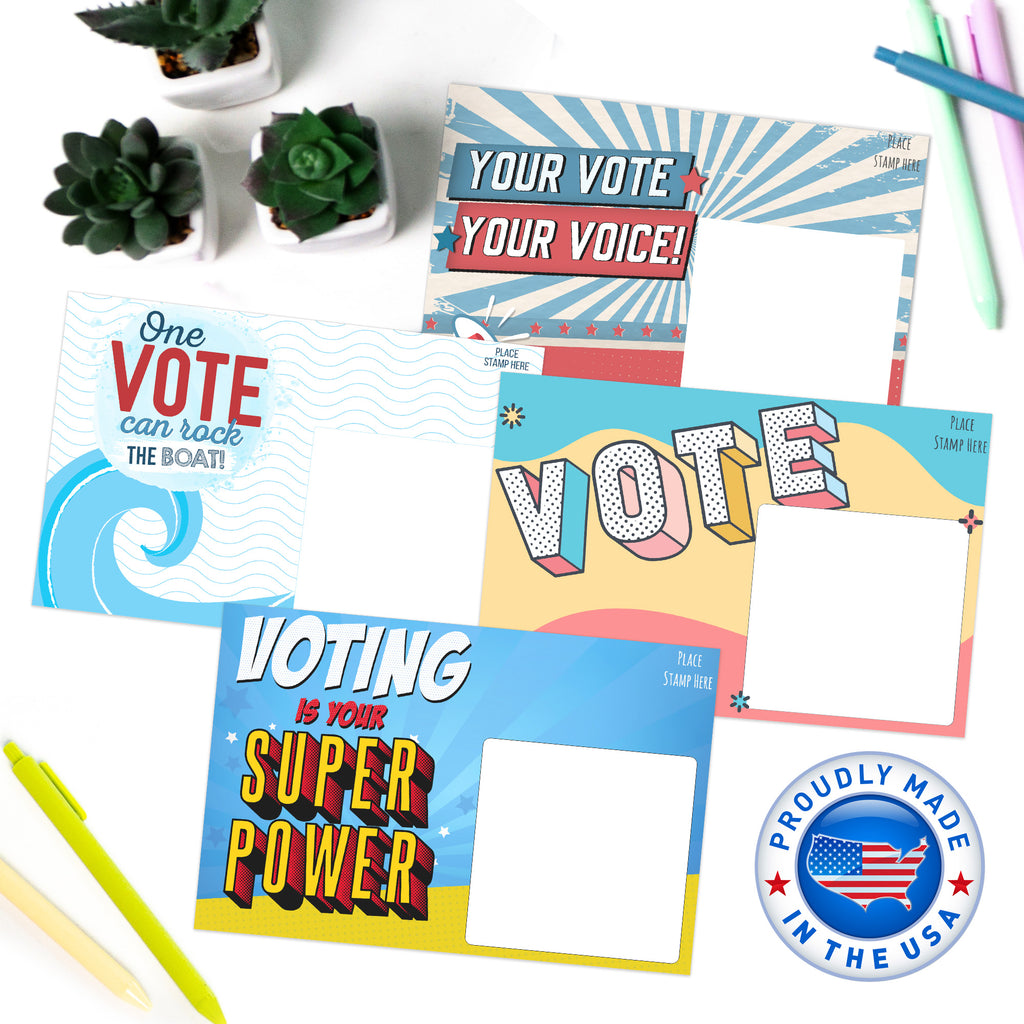 400 Bulk Voter Postcards – T Marie Stationery