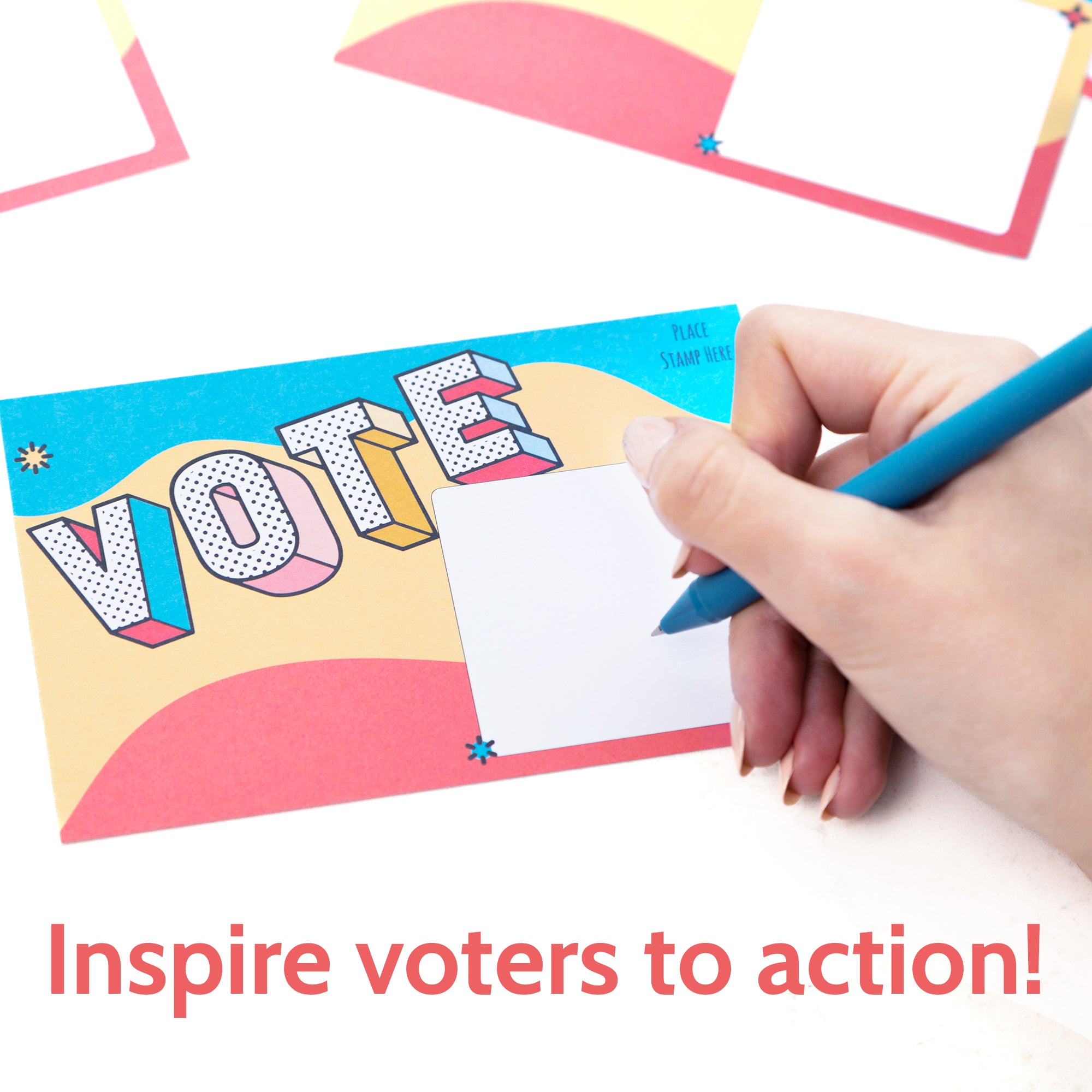 Colorful Voter Postcards – T Marie Stationery