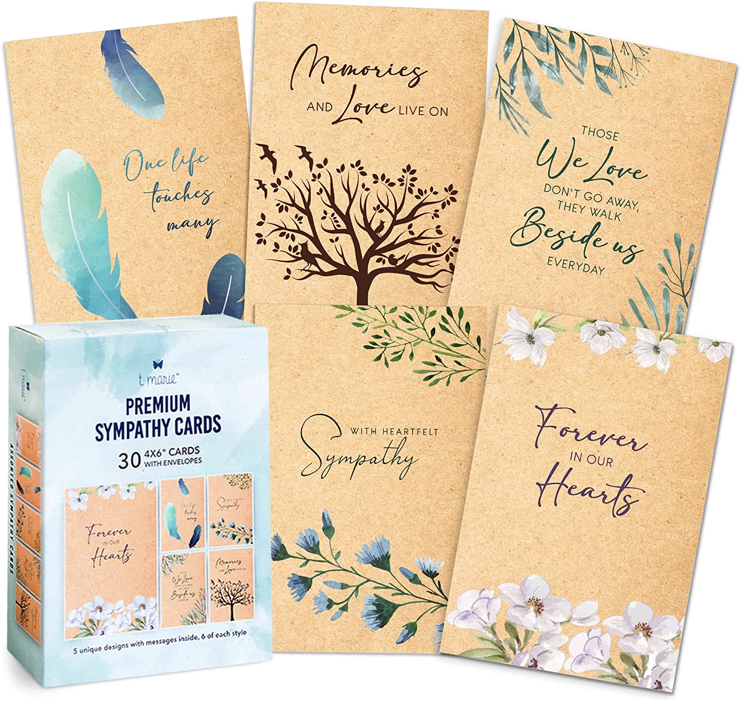 Sympathy Notecards – T Marie Stationery