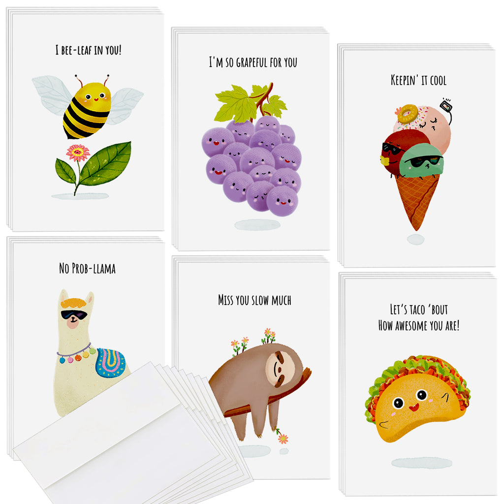 Comically Large Note Card Funny Punny Notecards – T Marie Stationery