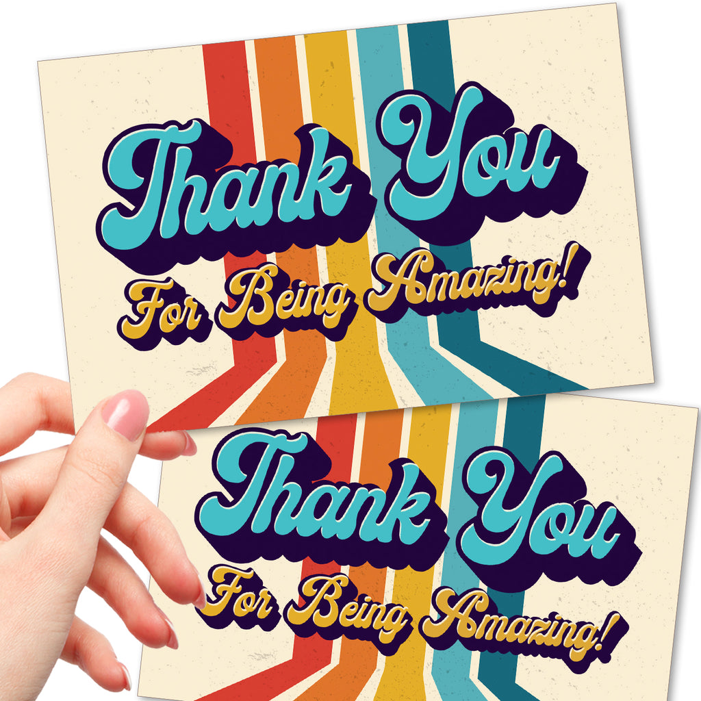 Thank You For Being Amazing Postcards – T Marie Stationery